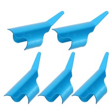 5 Pcs Stainless Steel Finger Guard Protector Ergonomic Sewing Tool