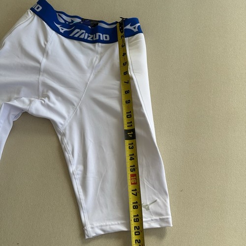 Mizuno Baseball Elite Sliding Shorts Men Size Large White Performance Athletic - Picture 19 of 23