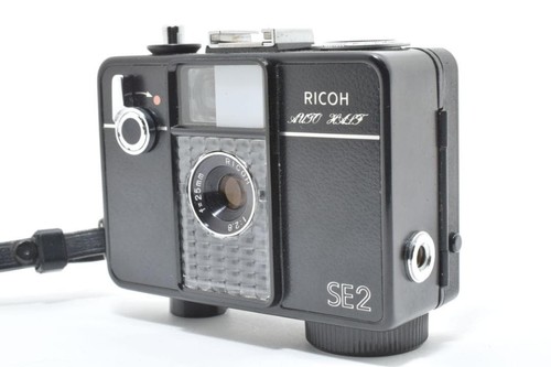 [Funcionando] Cámara fotográfica RICOH SE2 automática mitad 35 mm medio marco negra con correa JAPÓN - Imagen 2 de 12