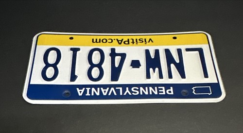 Pennsylvania License Plate — LNW 4818 VISIT PA.COM — Great Condition !! - Picture 15 of 21
