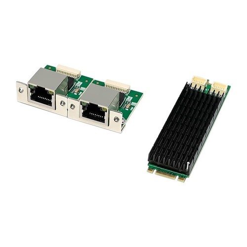 Carte Ethernet Gigabit 2,5G de Qualité Industrielle ST7465 M.2 B+M I226-T2 6109 - Afbeelding 3 van 7