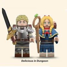 Laios Thorden & Marcille Donato Delicious in Dungeon Minifigures Birthday gift