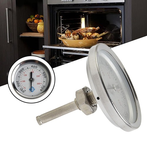 Hochwertig Thermometer Analog Deckelthermometer Edelstahl Eingebaut Für Weber - Bild 4 von 16