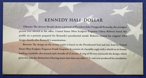 2014 50th Anniversary Kennedy Half Dollar Silver Coin Collection 4 Piece Set - Picture 8 of 11