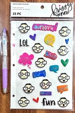 Krissy Anne Puffy Emojis Stickers Scrapbooking Card Making