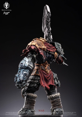 2025NEW Demon Flame Studio Darksiders War Resin Model H28cm Uncolored Unpolished - Picture 6 of 14