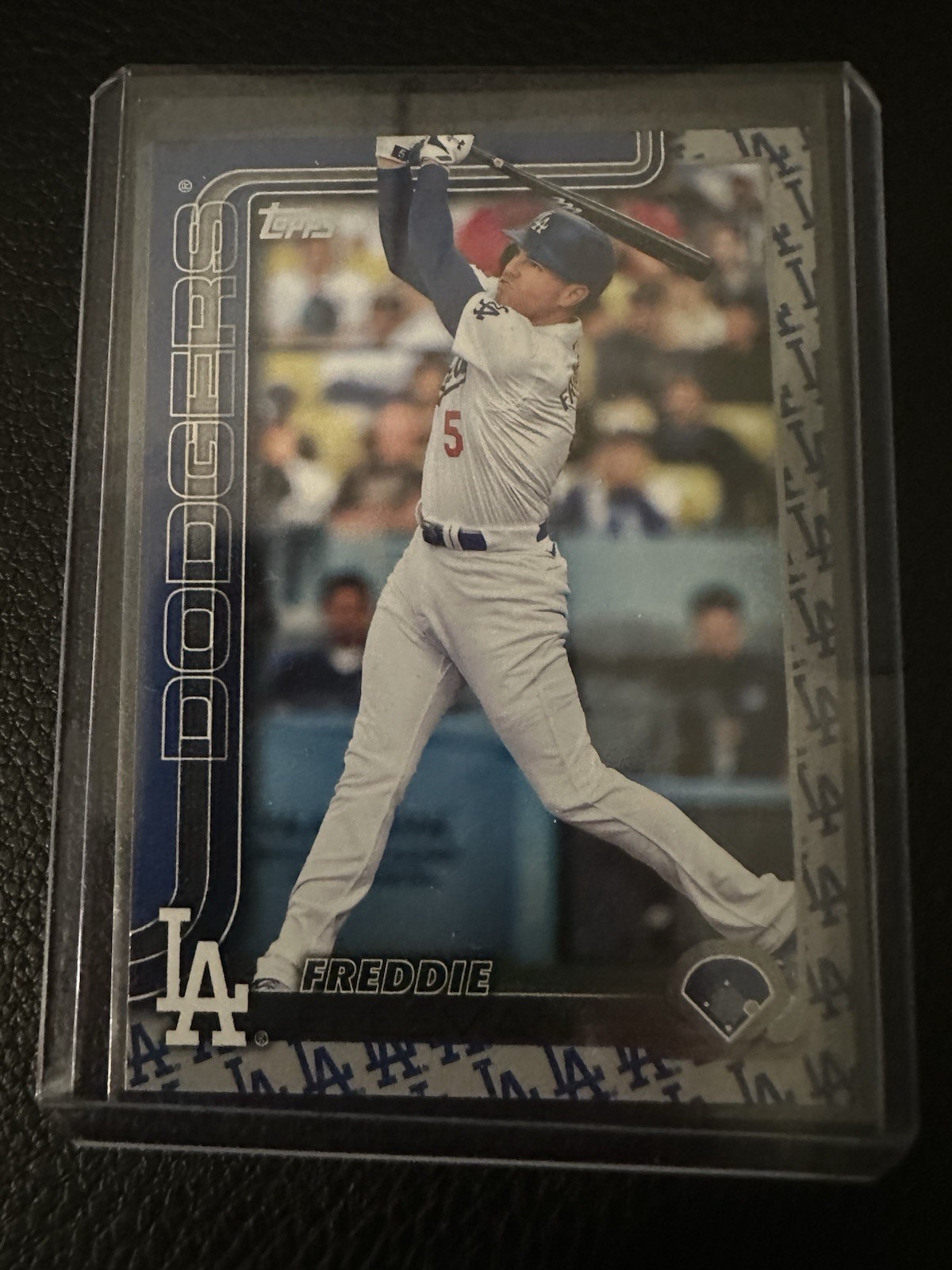 Freddie Freeman - 2025 Topps Series 1 - Team Color Border - Los Angeles Dodgers