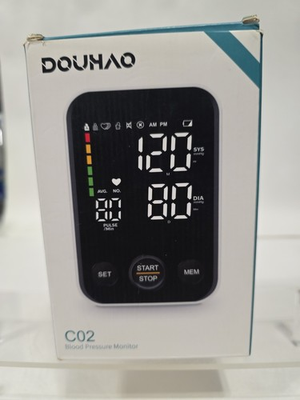 #ad Douhao Blood Pressure Monitor. Model C02 Upper Arm LED Readout. New. Free Ship $17.00