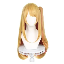 Cosplay Wig with Net Hoshino Ruby Anime Character HeatResistant Used Japan