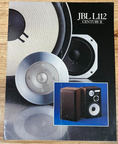 JBL L112 Century II Dealer Brochure  - Original - NOT A COPY - Picture 1 of 3