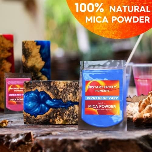 18 Color Metallic Mica Pigment Powder Set for Resin Crafts DIY - Picture 3 of 6