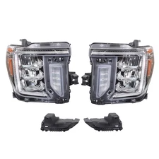 LABLT Headlights Headlamps For 2020-2023 GMC Sierra 2500 3500 HD LH+RH Full LED