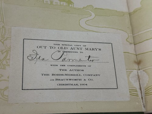 James Whitcomb Riley, Howard Chandler ChristyOUT TO OLD AUNT MARY'S 1.Auflage/Druck - Bild 6 von 16