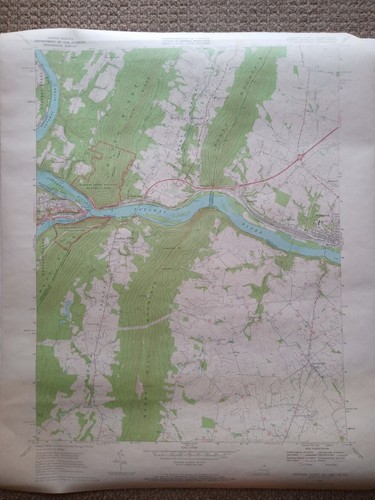 Harpers Ferry WV & Keedysville Vintage USGS Topo Map Lot Antietam Battlefield - Picture 6 of 13