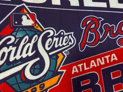 Tag Express 1999 World Series New York Yankees/Atlanta Braves Full Size Pennant - Picture 6 of 6