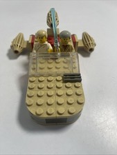 Vintage Lego Star Wars #7110 Landspeeder Complete all Parts & Figs Pre-owned