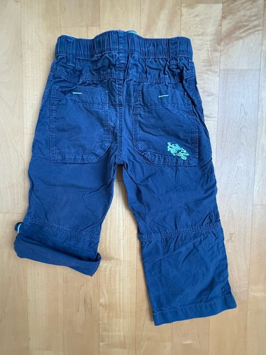 😎H&M Coole Sommerhose 😎 dunkelblau mit türkisen Akzenten Gr. 98/ 2-3Y😎 - Bild 5 von 7