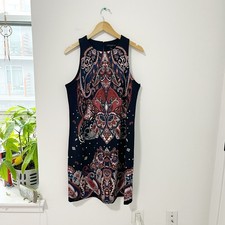 NEW Banana Republic Print Shift Dress Size Large