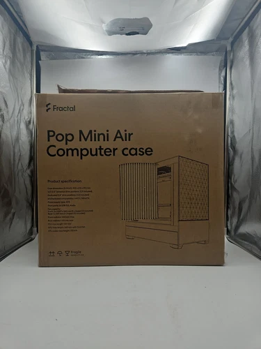 Fractal Design Pop Mini Air RGB Black mATX High-Airflow TG Case W/3 Fans OPENBOX