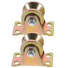 2Pcs Pulley Block Heavy Duty Track Pulleys for Industrial Lifting Use
