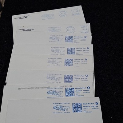 Germany Official Holiday Cards Chancelor Angela Merkel 2007-2014