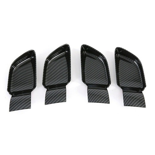Manija de puerta interior de fibra de carbono para Hyundai Sonata 2020-2021 cubierta embellecedor - Imagen 2 de 8