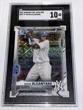 2021 Bowman Chrome Prospects Mega Box Kevin Alcantara #BCP-97 1st SGC 10 GEM 