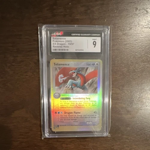 Pokémon Salamence EX Dragon 19/97 Reverse Holo CGC 9 Graded Card 100 HP