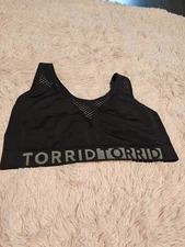 Torrid SEAMLESS Bralette Women Size 2 Black Unlined 
