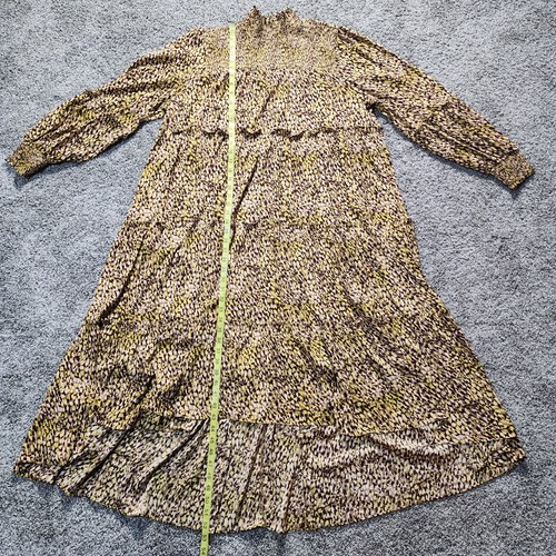 Maxi Vestido Scoop Alto-Bajo Estampado Animal Talla XL 16-18 - Imagen 6 de 9
