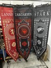 Game of Thrones House Banner 3pk, House Stark, Targaryen, Lannister