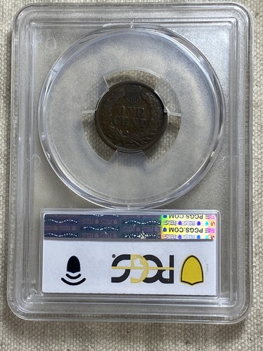 1864 L ON RIBBON VARIETY INDIAN HEAD CENT 1c PENNY PCGS F12 NICE SURFACES - Picture 2 of 8