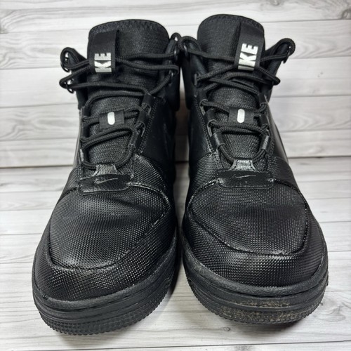 Nike Path WNTR Men's Size UK 9 Triple Black Sneaker Boot Trainers - Picture 2 of 14
