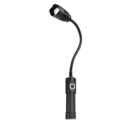 COB-Flashlight Faltbare Soft-Tube-Arbeitsleuchte Teleskop-Zoom-Torch Rotlic 4U3W