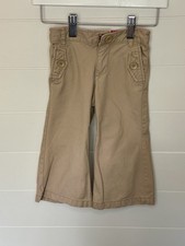 Baby Gap Girls Flare Leg Khakis 18-24 Months Button Pocket Detail
