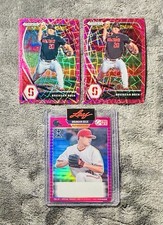 Brendan Beck 2021 Prizm Pink Velocity & ProSet Pink Prizm SSP 1/1 Unsigned Proof