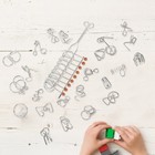  25 Pcs Brain Teaser Puzzles for Kids Metal Wire Educational Developmental Toys