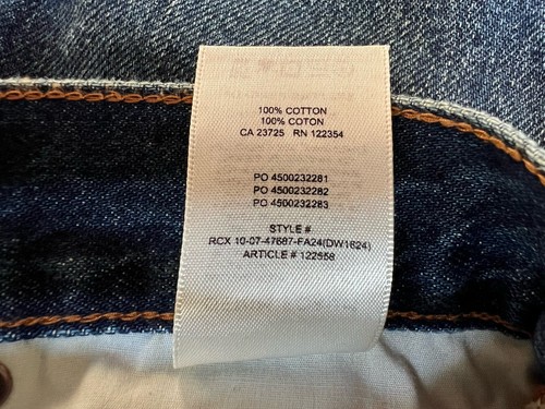 Aritiza Denim Forum The 90s Midi Jeansrock Gr. 27 Dark Wash - Bild 9 von 10