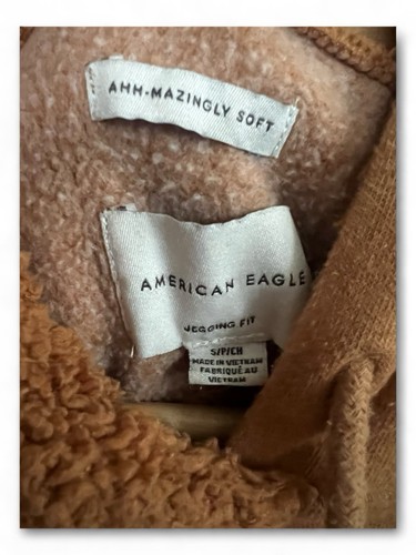 American Eagle Ahh-Mazingly Soft Jegging Fit Brown Hoodie Size Small Women's - Picture 8 of 8