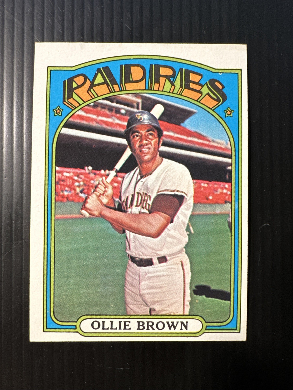 1972 TOPPS #551 OLLIE BROWN SAN DIEGO PADRES EX *Hot Corner Vintage*