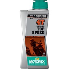 Motorex Top Speed 4T Oil - 10W40 - 1L. Motorcycle ATV/UTV Street Bike 308271