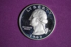 ESTATE FIND 1992 S PROOF SILVER WASHINGTON QUARTER #K58752