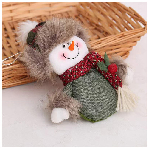 Christmas Tree Hanging Plush Ornament Holiday Xmas Decoration Kids Gift Toy - Picture 7 of 14