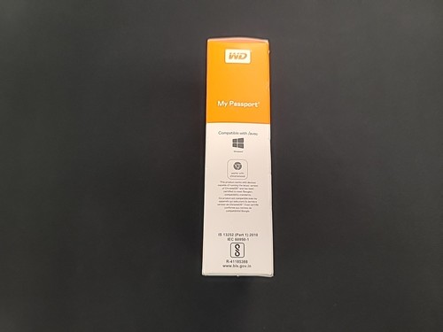 NEW Western Digital WD Portable My Passport 4TB External HDD WDBPKJ0040BBK-WEMM - Photo 2/6