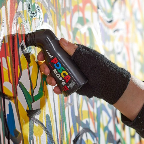 Posca MOP'R PCM-22 Paint Marker Yellow - Picture 2 of 4
