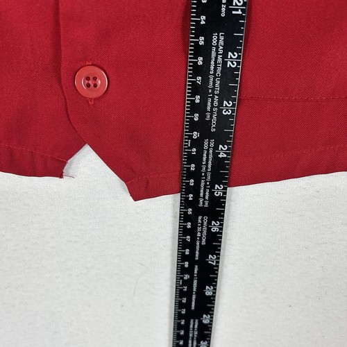 Target Store Employee Work Red Button Vest Uniform Adult Size Medium Workwear - Picture 11 of 12