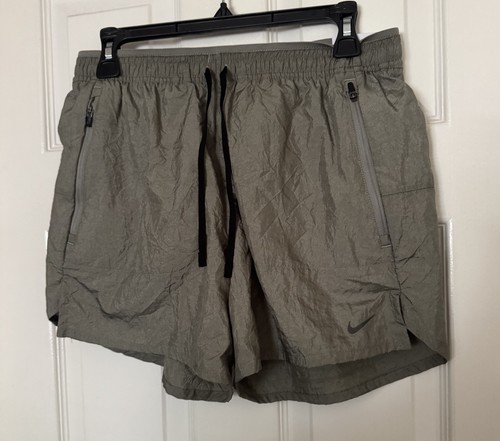 Nike Men’s M Stride Running Division 5” Running Shorts Dark Stucco FN3391-053 - Picture 2 of 9