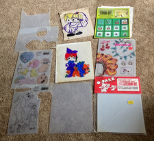 Aleene's Pearlescent Opaque Baking Shrink-Art Plastic Film 6 Sheets + books