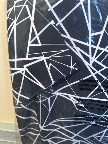 Perry Ellis Stretch Geometric Dark Sapphire/White Slim Fit Medium Stretch NWT - Picture 3 of 8