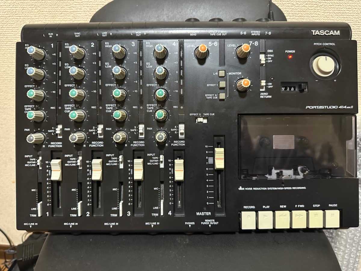 k*)様 TASCAM 414MKII ポータブルスタジオ TASCAM 414MKII 4-Track Recorder | zZounds